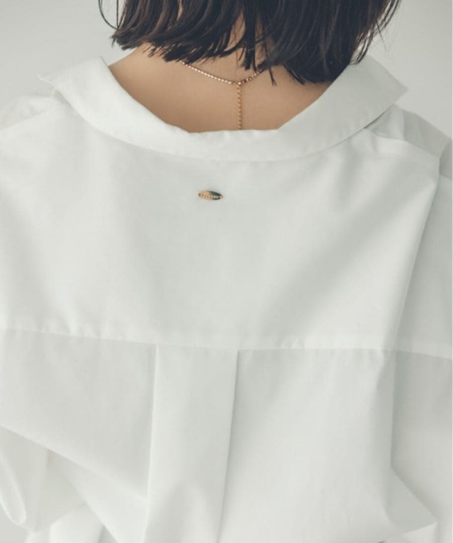 スタンダードシャツ ホワイト anuans アニュアンス