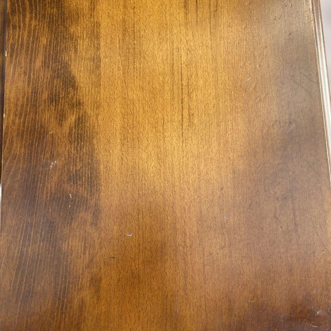 karimoku カリモク 木製 コンソールテーブル ラタン棚付き 幅60