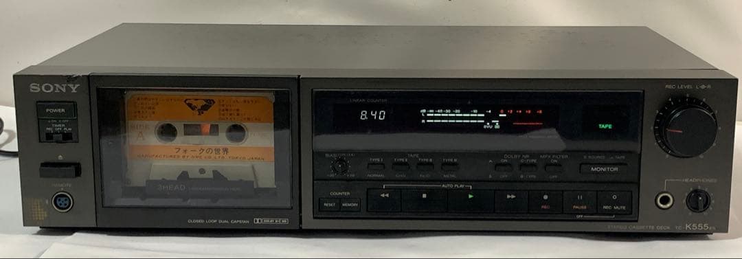 SONY カセットデッキ TC-K555ES 動作良好