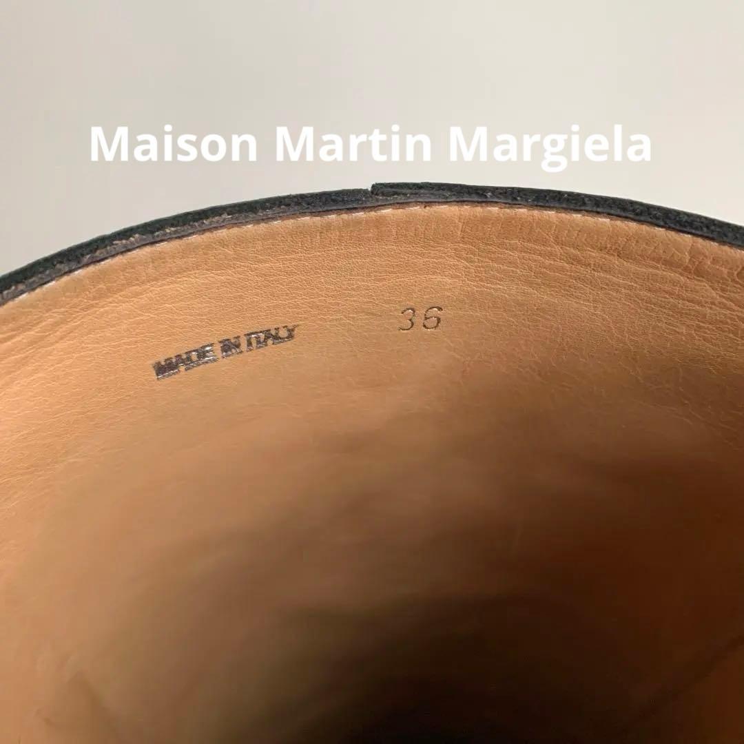 名作⭐️試着のみ極美品⭐️メゾンマルタンマルジェラ⭐️ロングブーツ23cm⭐️