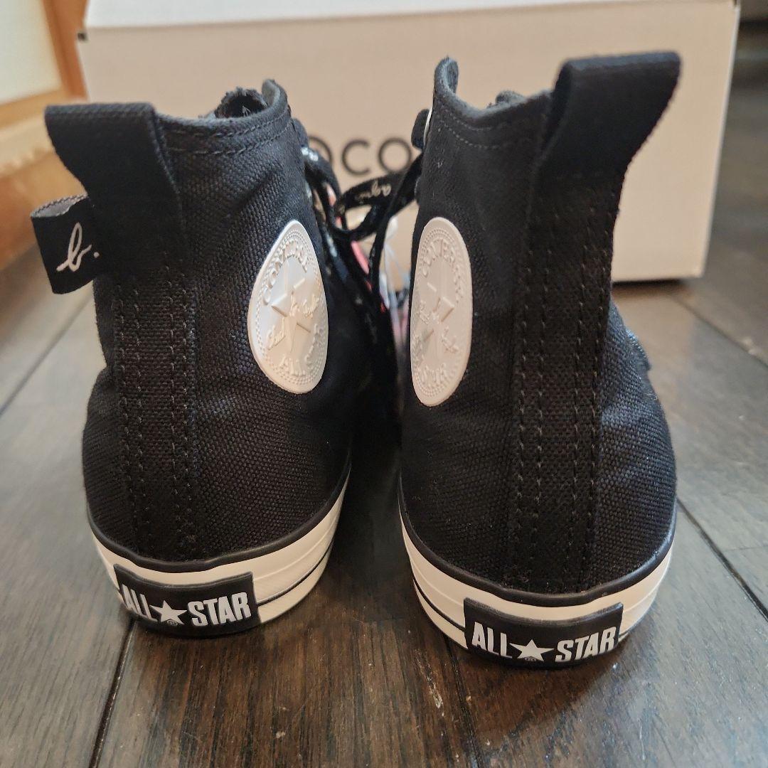 アニエスベー×コンバース キッズ ハイカットスニーカー　チャック付き　　19cm