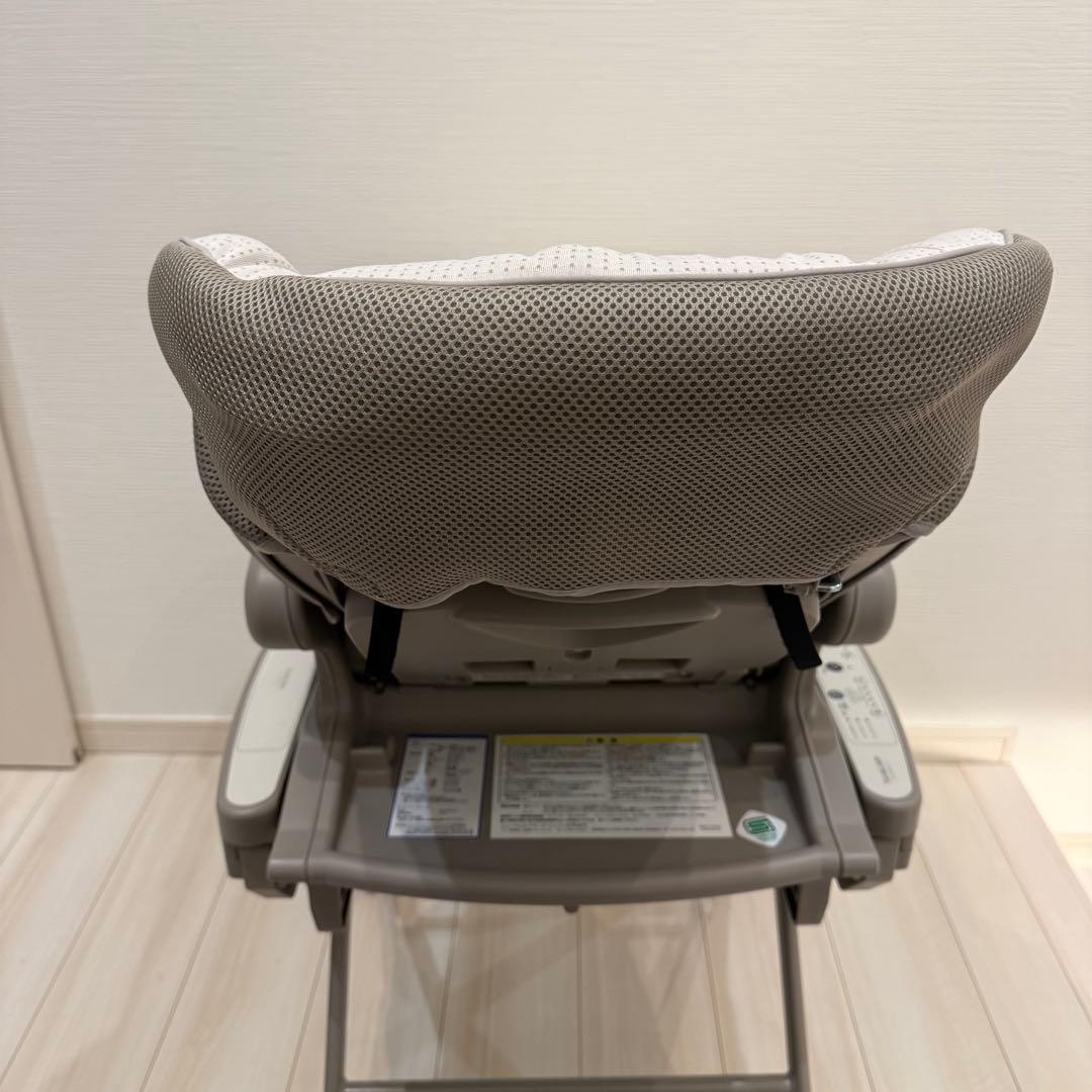 人気【美品】Aprica ユラリズム オートAC 電動ハイローチェア　グレー