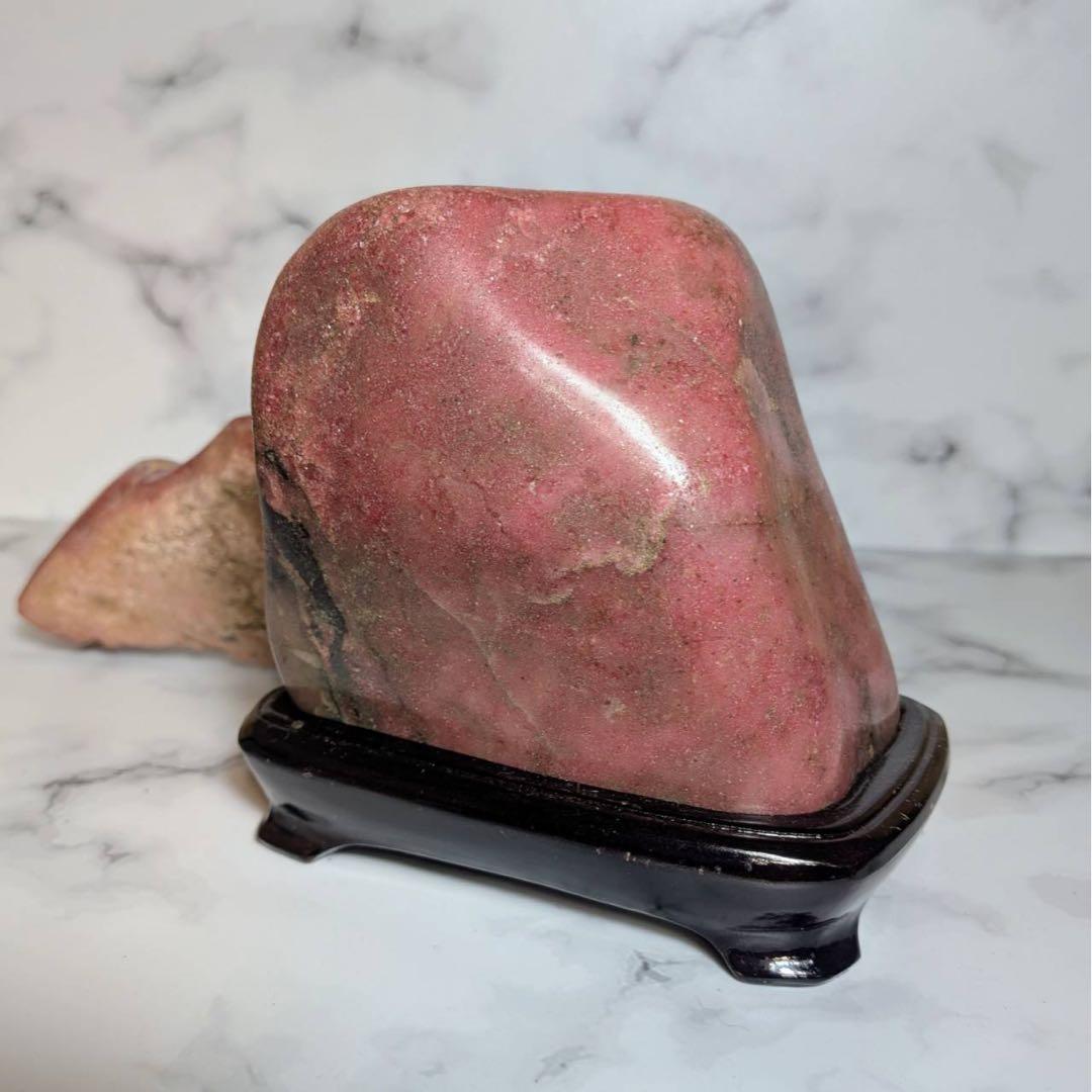 菱マンガン鉱　２石セット　鑑賞石　観賞石　飾り石　鉱物