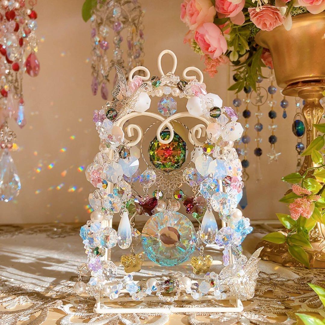 ☆かおmama☆様♡*.スワロフスキー♡スタンドサンキャッチャー♡3点&チャーム