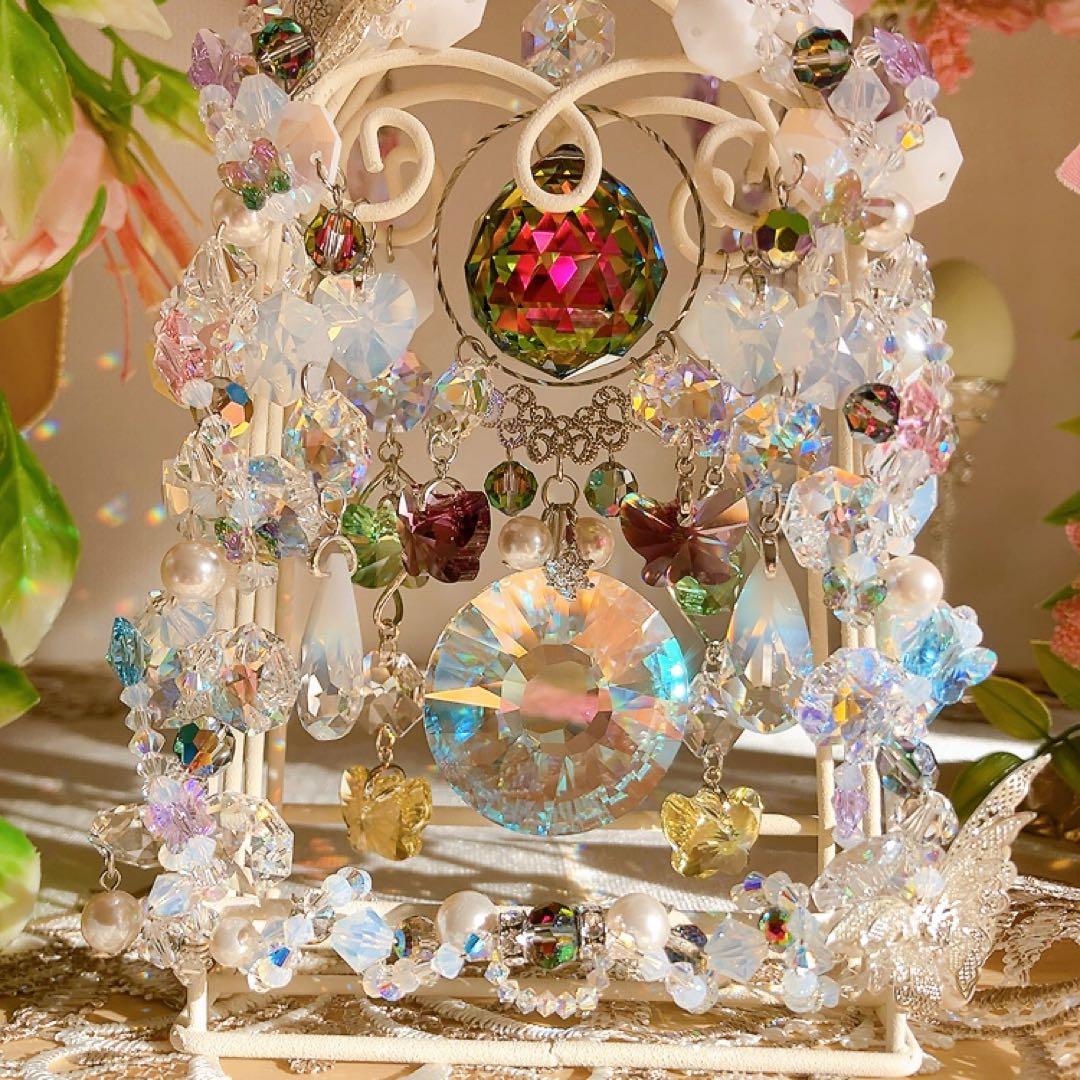 ☆かおmama☆様♡*.スワロフスキー♡スタンドサンキャッチャー♡3点&チャーム