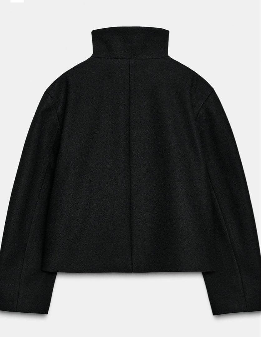 ハイネックショートコート　ZARA