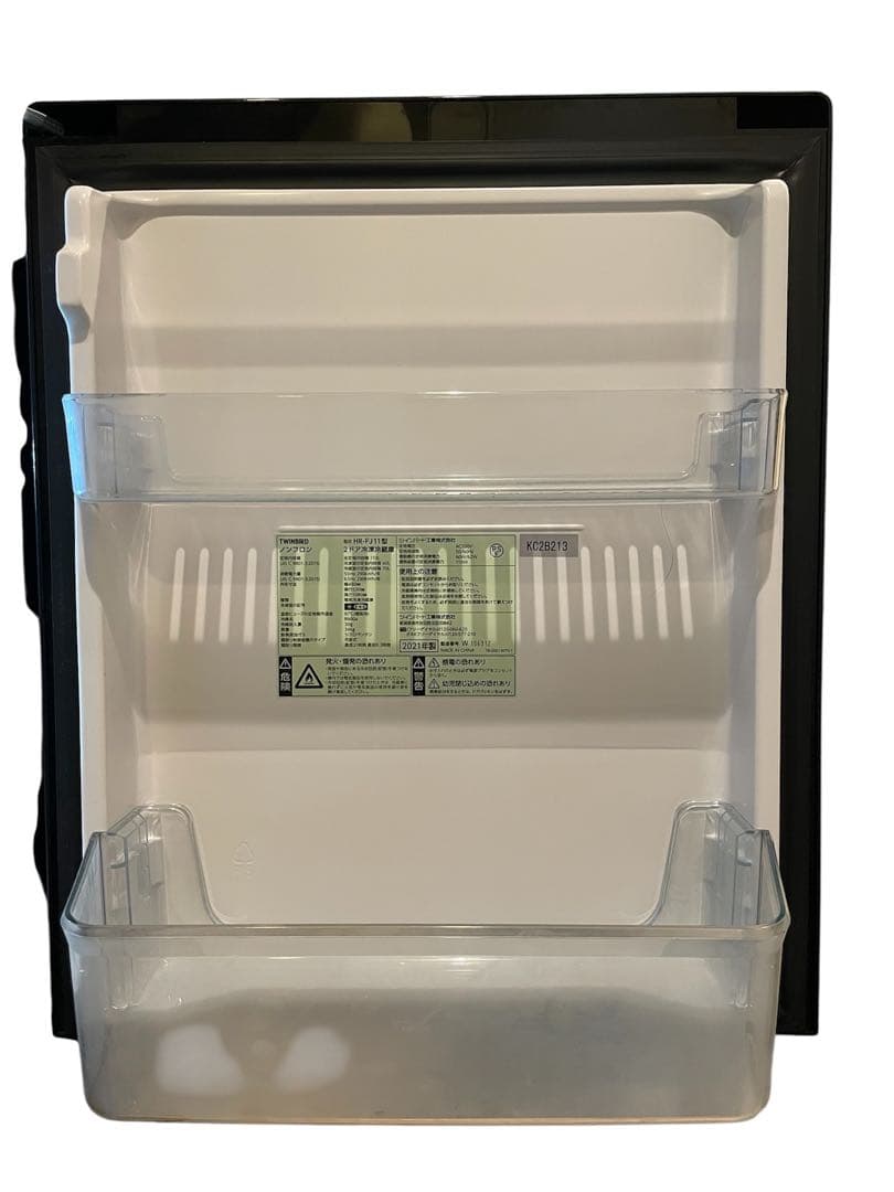 TWINBIRD ツインバード 冷蔵庫 ミラーデザイン　HR-FJ11B