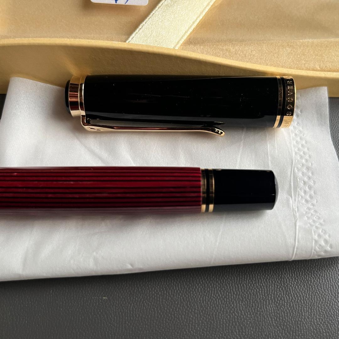 シ*ン様 ペリカン スーべレーン M800 ボルドー F 美品