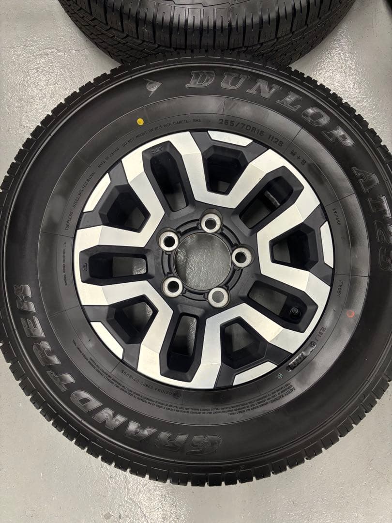 再再販 ランドクルーザー70 新車外し 純正タイヤ・ホイール4本セット
