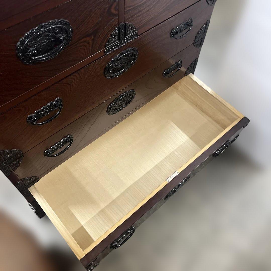 【吉野民芸】◆時代箪笥◇タンス◆鍵なし◇程度良好