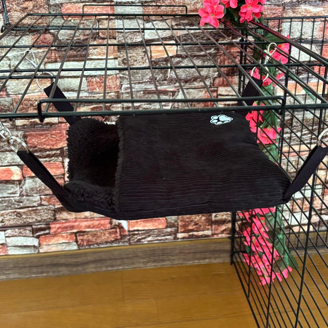 【705】モモンガポーチ(蓋付き)・シングルハンモック(お布団付き)