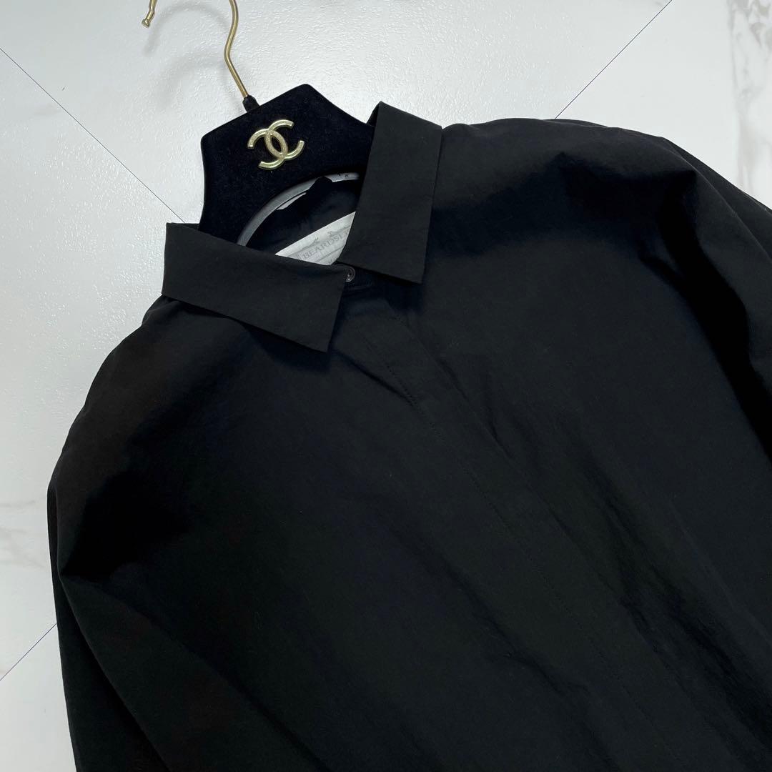 新品タグ付✨BEARDSLEY ビアズリー 袖レースシャツ ブラウス ブラック