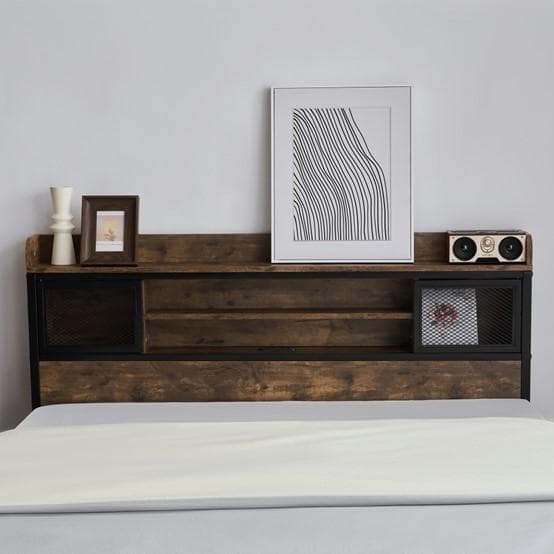 超人気✨！コンセント付きベッドフレーム【SD】おしゃれ 北欧風　ヴィンテージ風