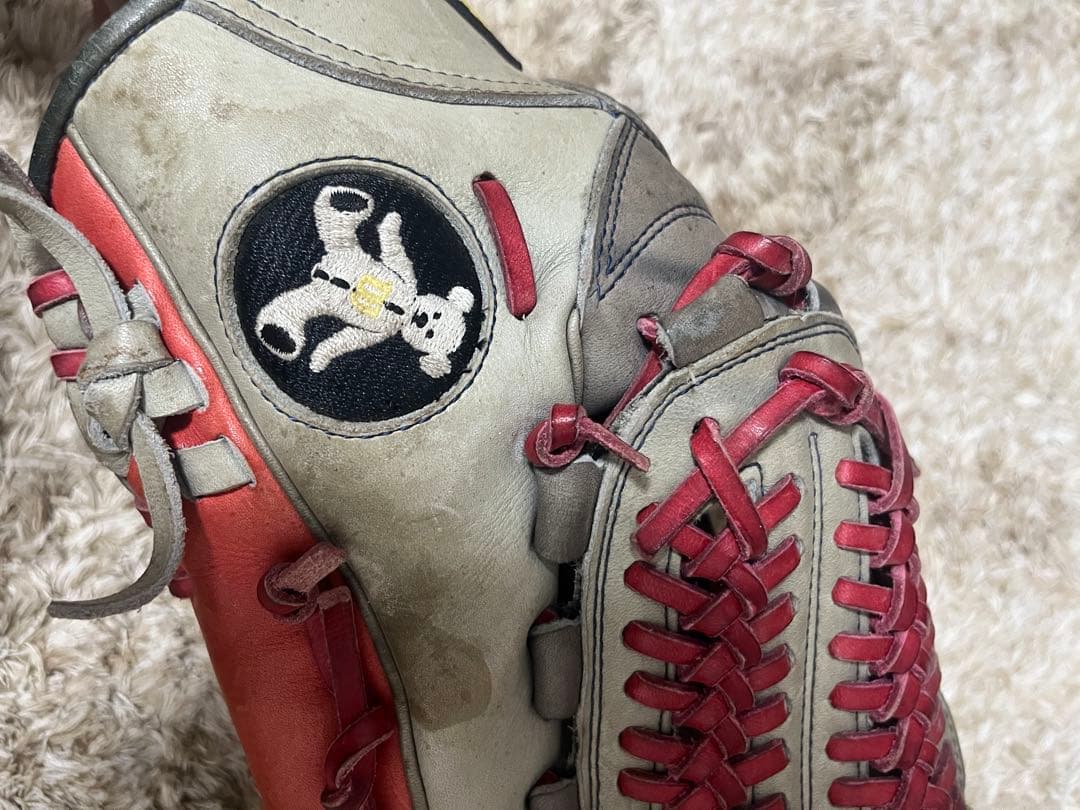 東京ヤクルトスワローズ荒木選手と丹野選手の公式戦で使用したグローブ