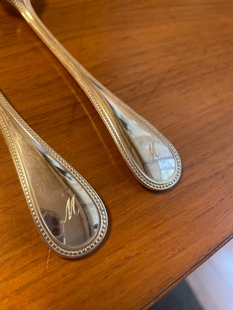 クリストフル　パール　ケーキフォーク　4本セット