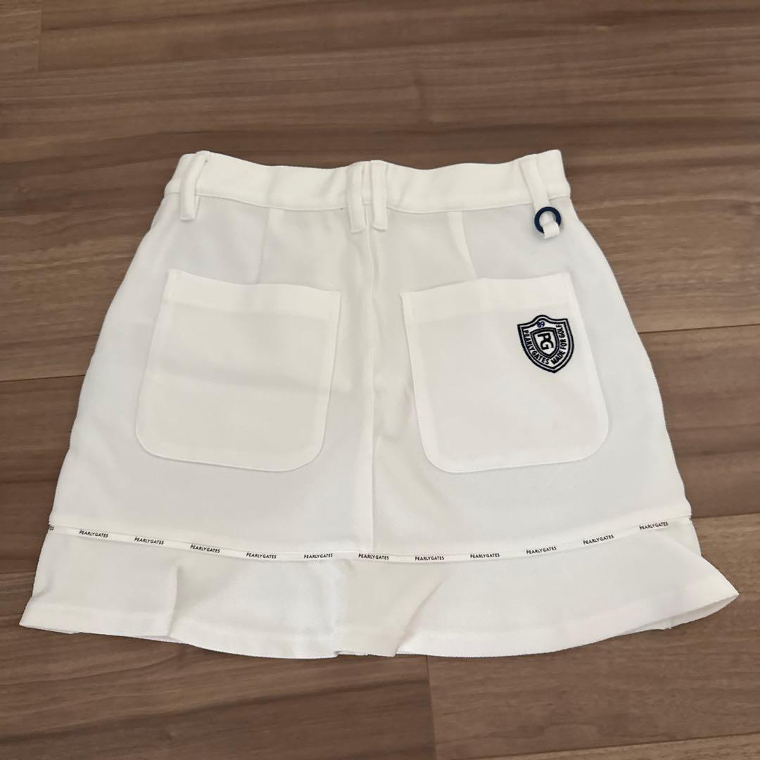 新品同様✨PEARLY GATES パーリーゲイツ ゴルフスカート ホワイト