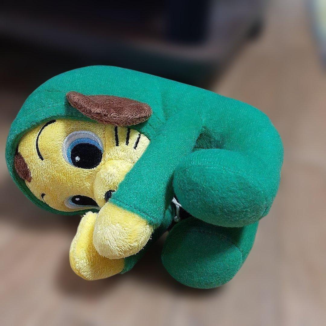 阪神タイガース　緑のパーカー キー太　抱きつきぬいぐるみポーチ