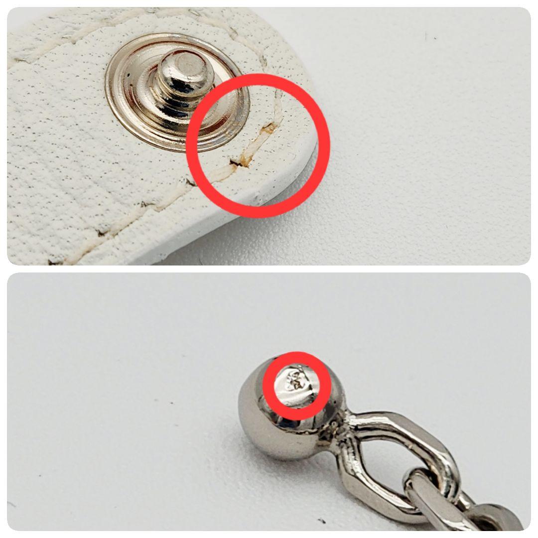 ★HERMES★ エルメス グローブホルダー ノマド ホワイト シルバー 箱.