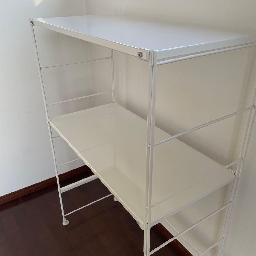 無印良品 スチールユニットシェルフ 棚板2・帆立2・帆立補強パーツ1
