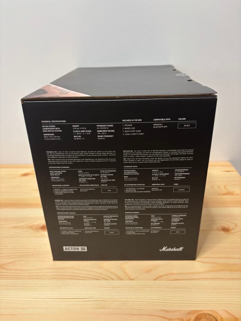 Marshall ACTONⅢ ワイヤレススピーカー ブラック