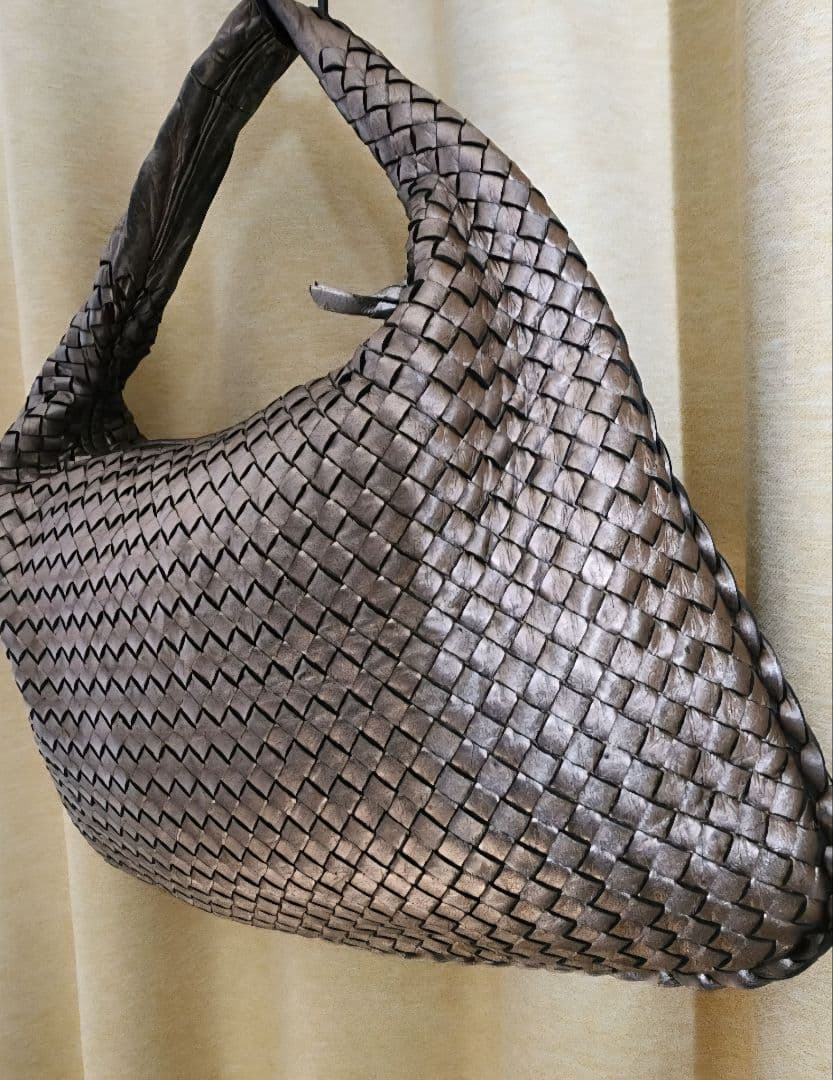 綺麗 ボッテガヴェネタ　編み込み　ワンショルダー　ハンドバッグ ホーボー