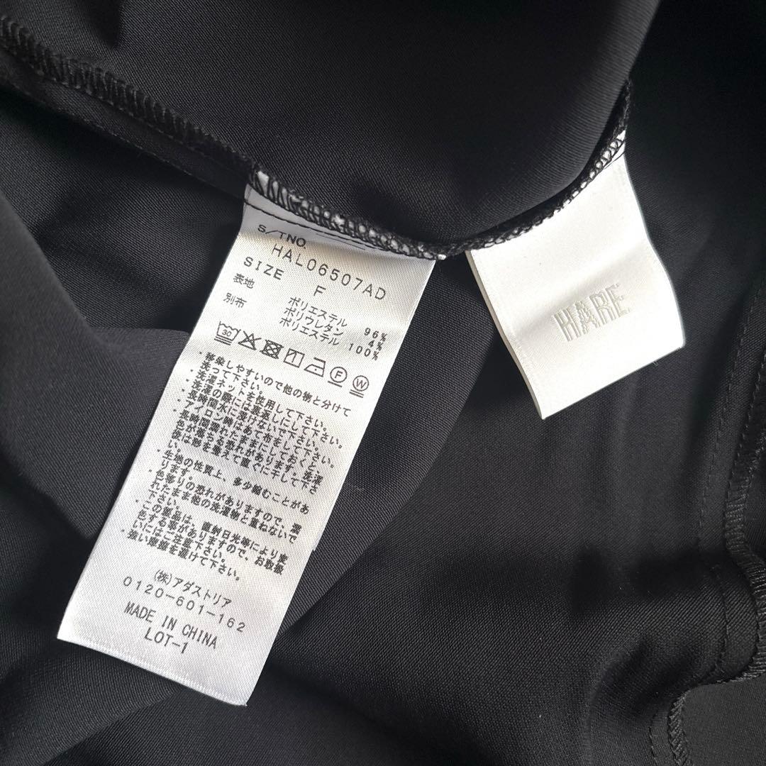 HARE ハレ ラメアートジャガードキリカエシャツ