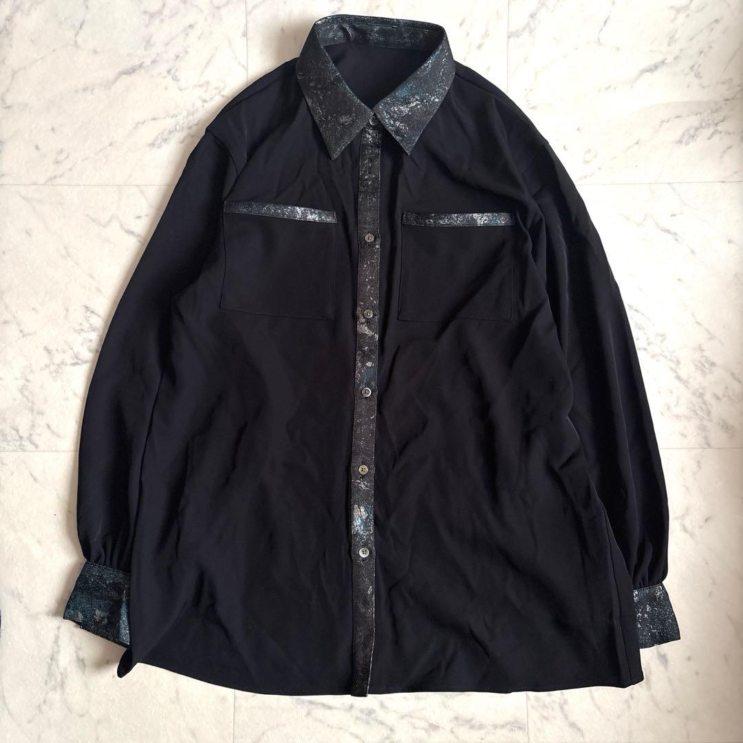 HARE ハレ ラメアートジャガードキリカエシャツ