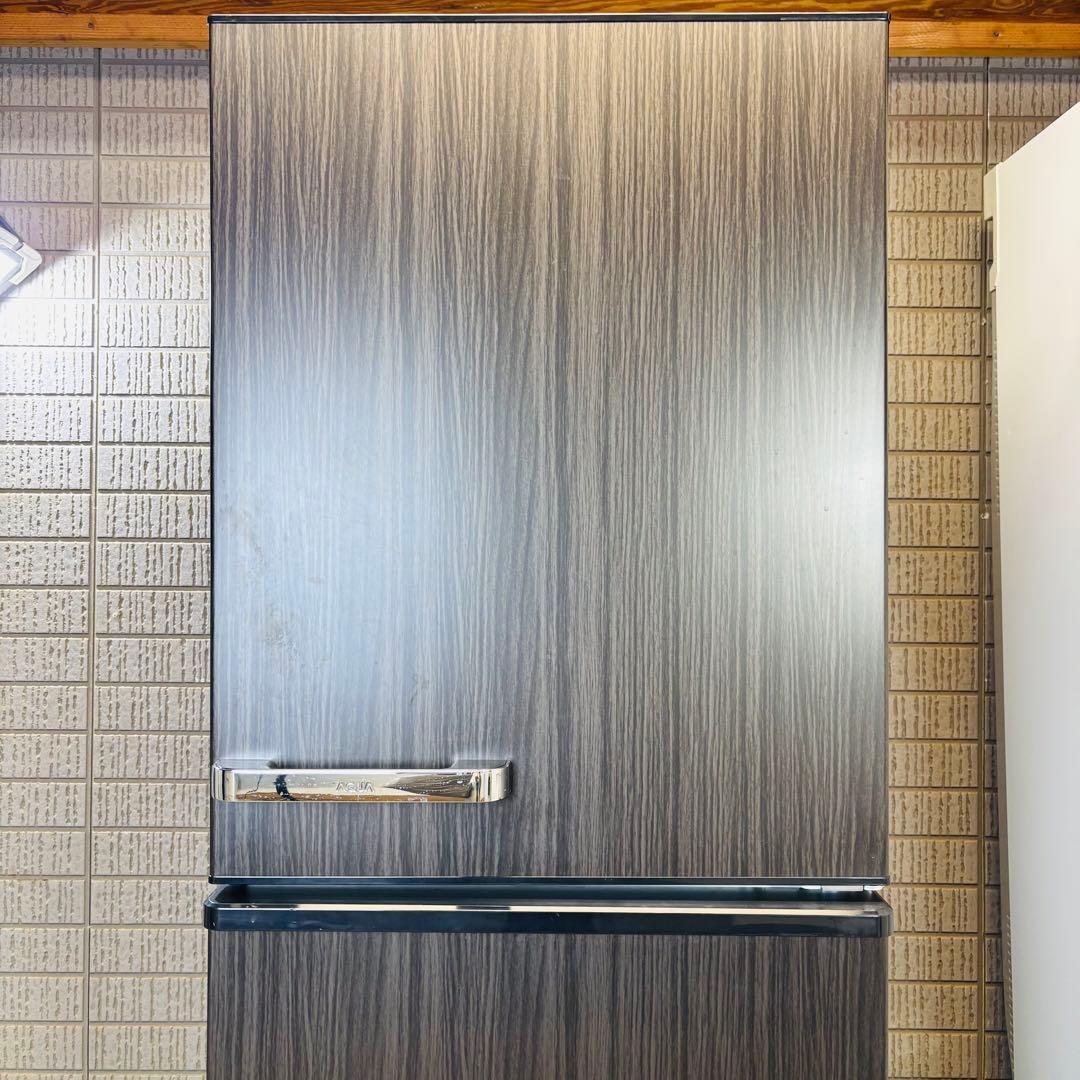 美品 AQUA 368L 冷蔵庫 おしゃれ木目調 21年製【地域限定配送無料】