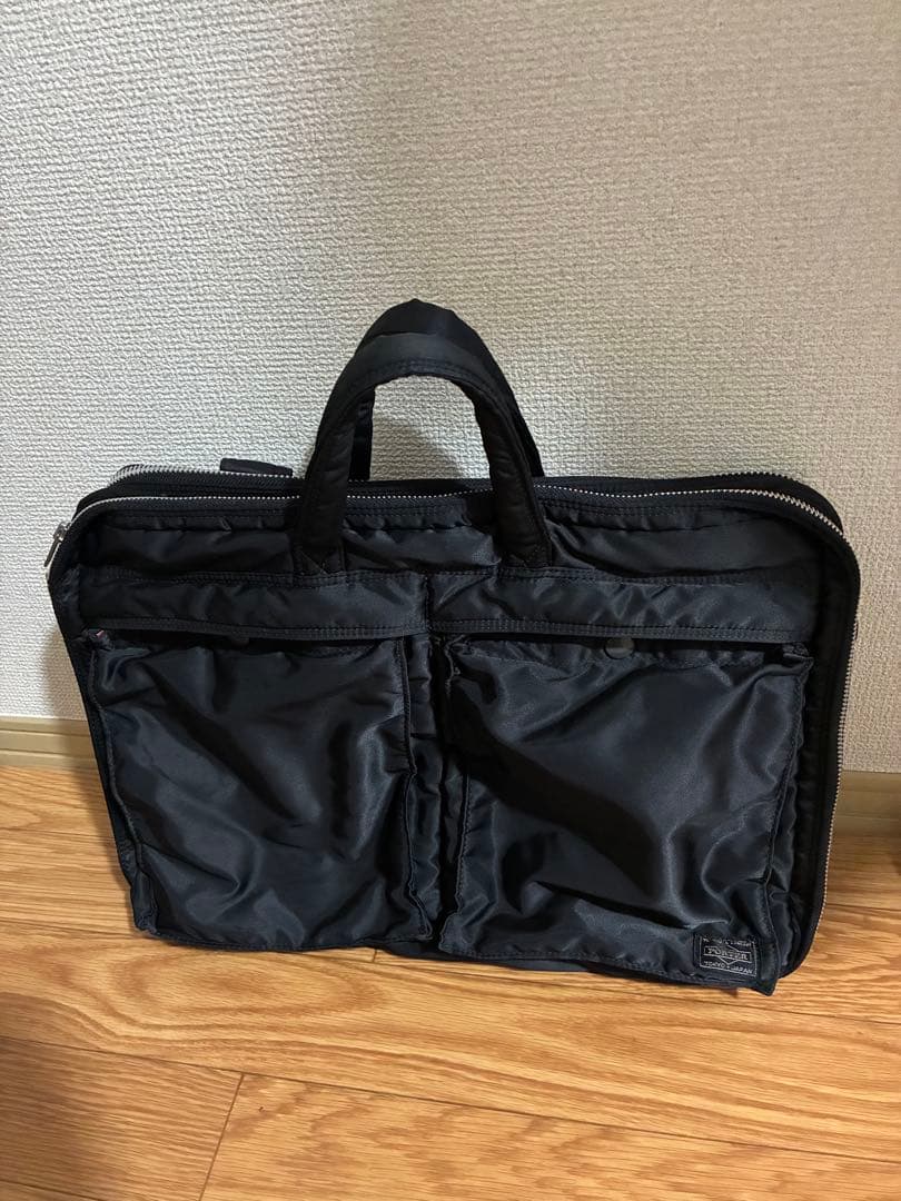 PORTER 2層式　2WAY タンカー　ブリーフケース　ブラック