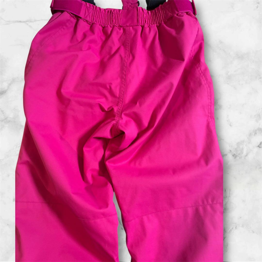 【美品】DESCENTE デサント スキーウェア 上下セット L 刺繍ロゴピンク