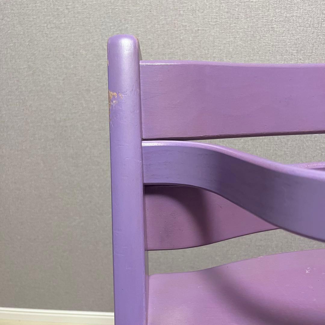 【希少】ストッケ トリップトラップ パープル　木製ベビーガード・ベビーセット
