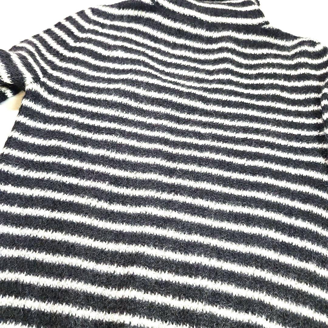 SaintLaurent サンローラン　ボーダー　メンズ　タートルネック　ニット