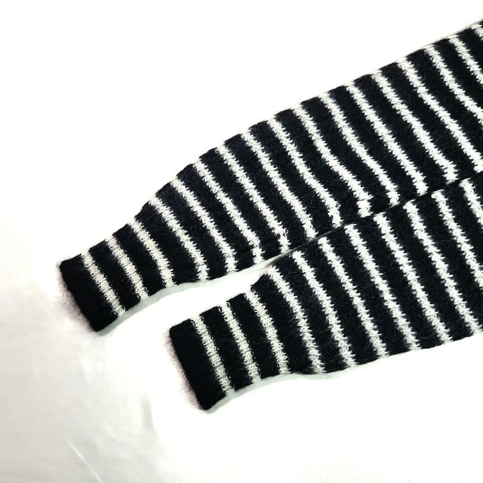 SaintLaurent サンローラン　ボーダー　メンズ　タートルネック　ニット