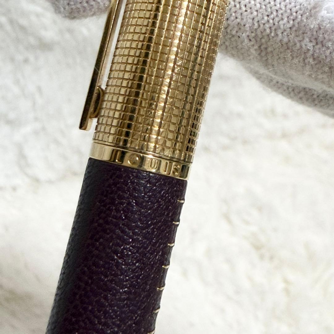 【美品】ルイヴィトン　万年筆　ドックキュイール　レザー