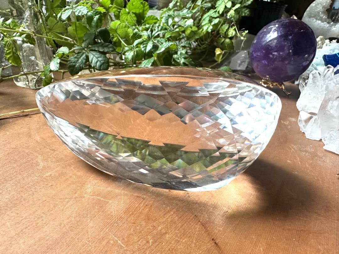 ファセットカットクリスタル（天然水晶）スーパークリア