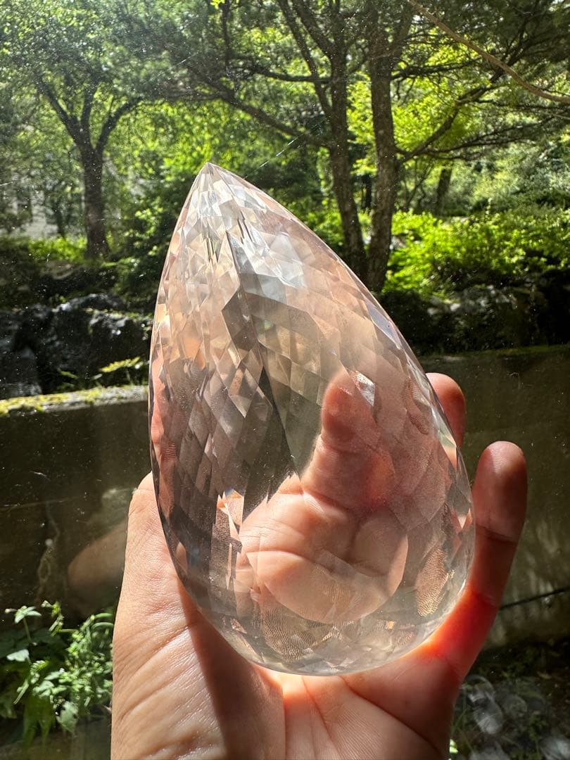 ファセットカットクリスタル（天然水晶）スーパークリア