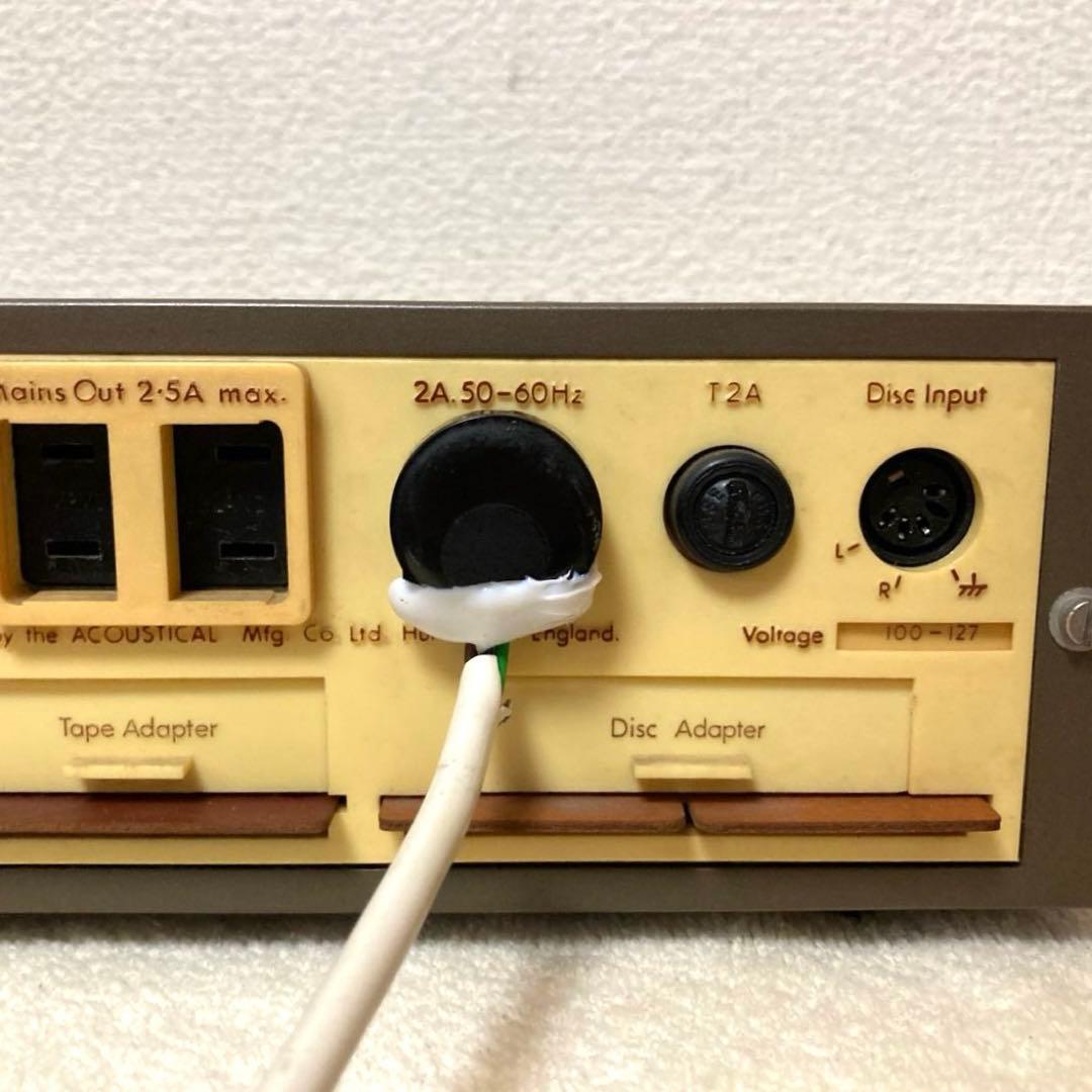 英国製 名作プリアンプQUAD33 メンテ済み動作品 アナログ盤好きな方に