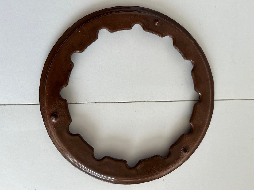 希少　廃盤　ヴィンテージ ストウブ　フォンデュ鍋　チョコレート色