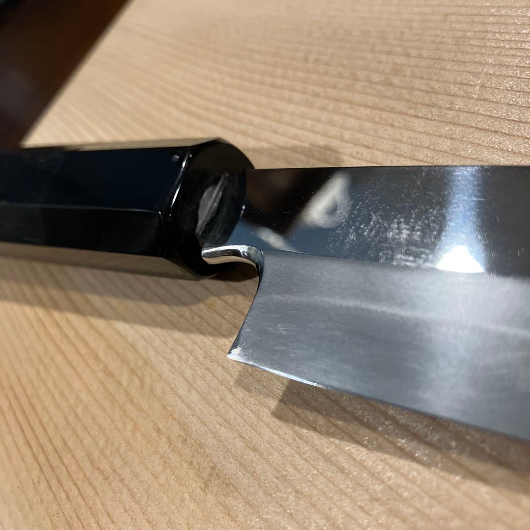 ゴールデンウィーク　久元　本焼　柳刃包丁　天然砥石で本刃付け済み❗️