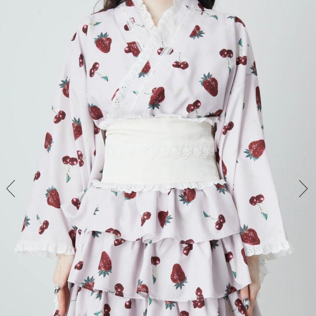Ank Rouge cherryberry 浴衣ワンピース