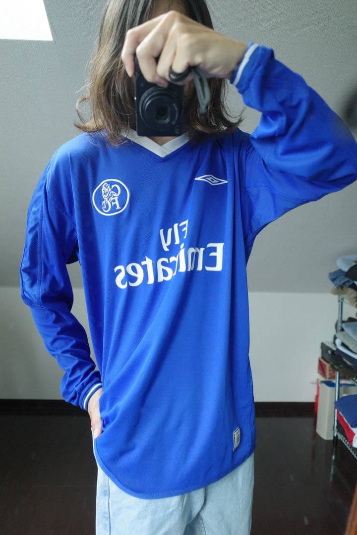 UMBROアンブロ　チェルシー　リバーシブル ゲームシャツ 長袖