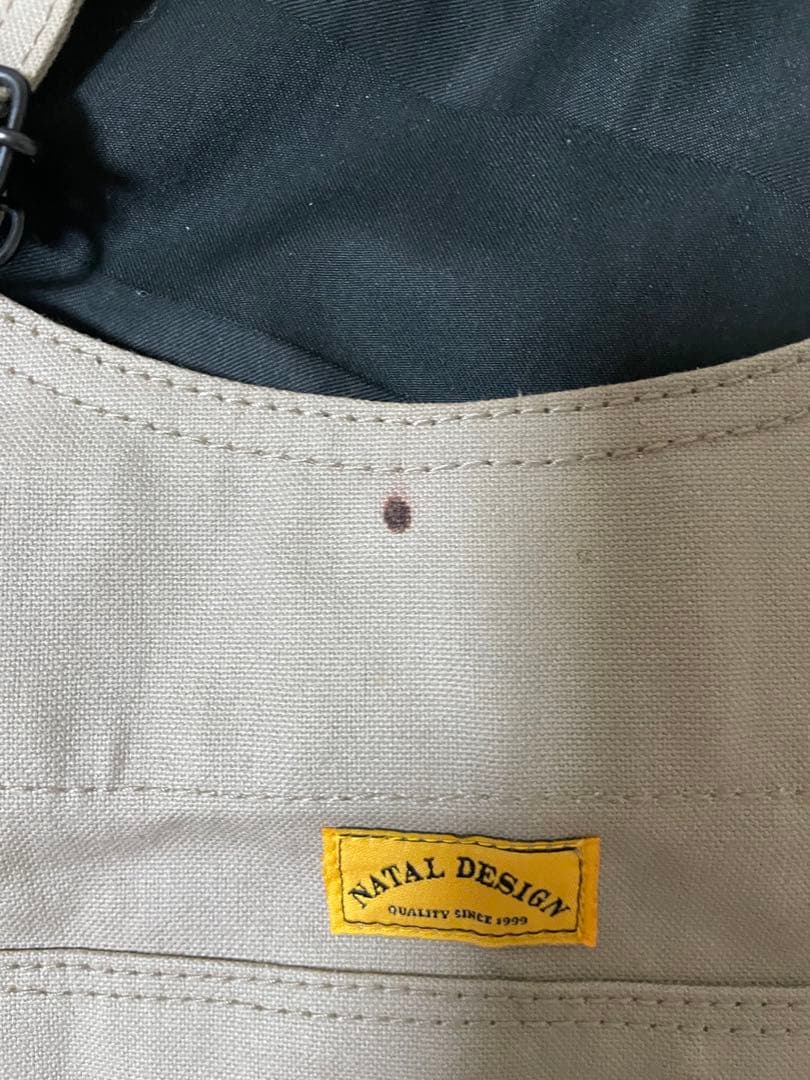 【USED】即購入OK!ネイタル デザイン エプロン ベージュ M