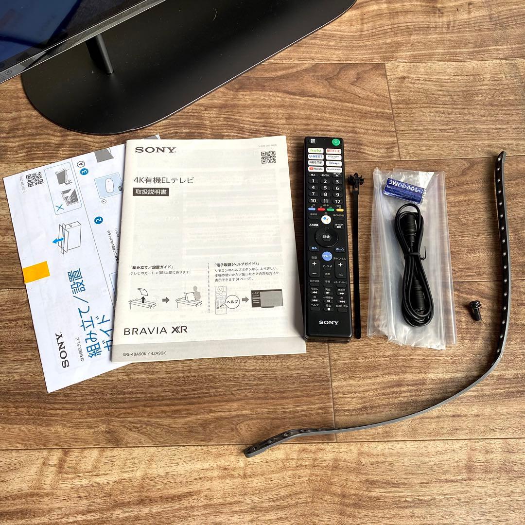 美品 2023年製 SONY XRJ-48A90K 4K有機ELテレビ TV