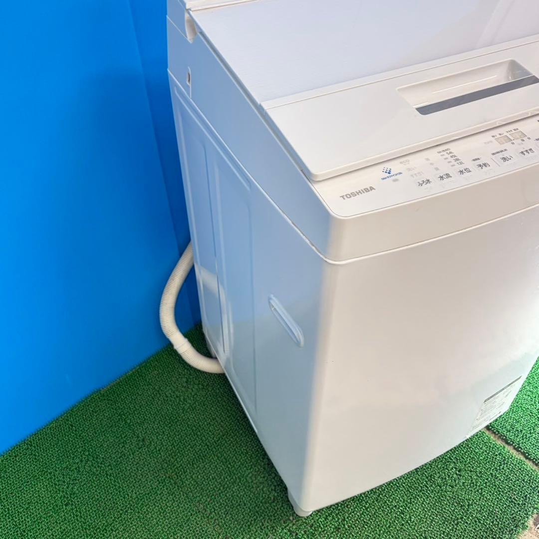 756 TOSHIBAウルトラファインバブル洗濯機　8キロ　大人気　小型　家庭用