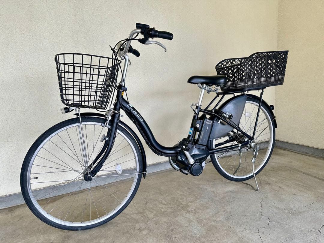 大容量良好バッテリー、長距離走行可能！電動アシスト自転車26インチ