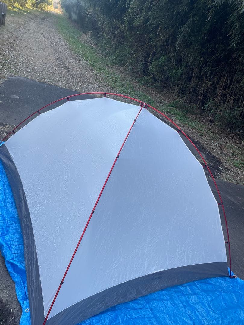 モンベルステラリッジテント4 レインフライ、グラウンドシート オプショナルロフト