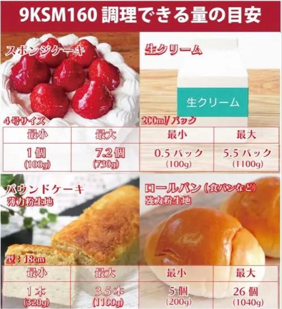 キッチンエイド Kitchen Aid スタンドミキサー KSM160