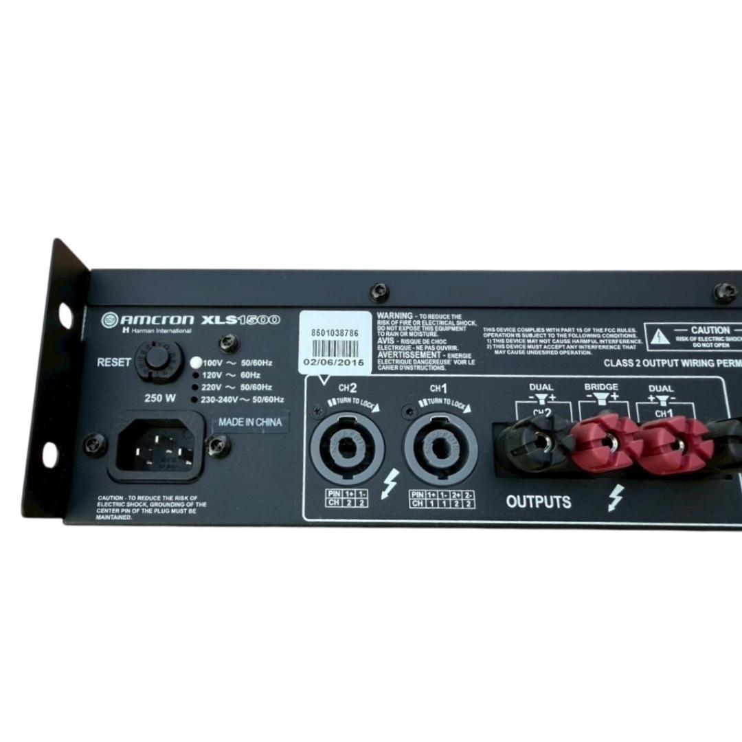【美品】AMCRON アムクロン XLS1500 パワーアンプ 音響機材