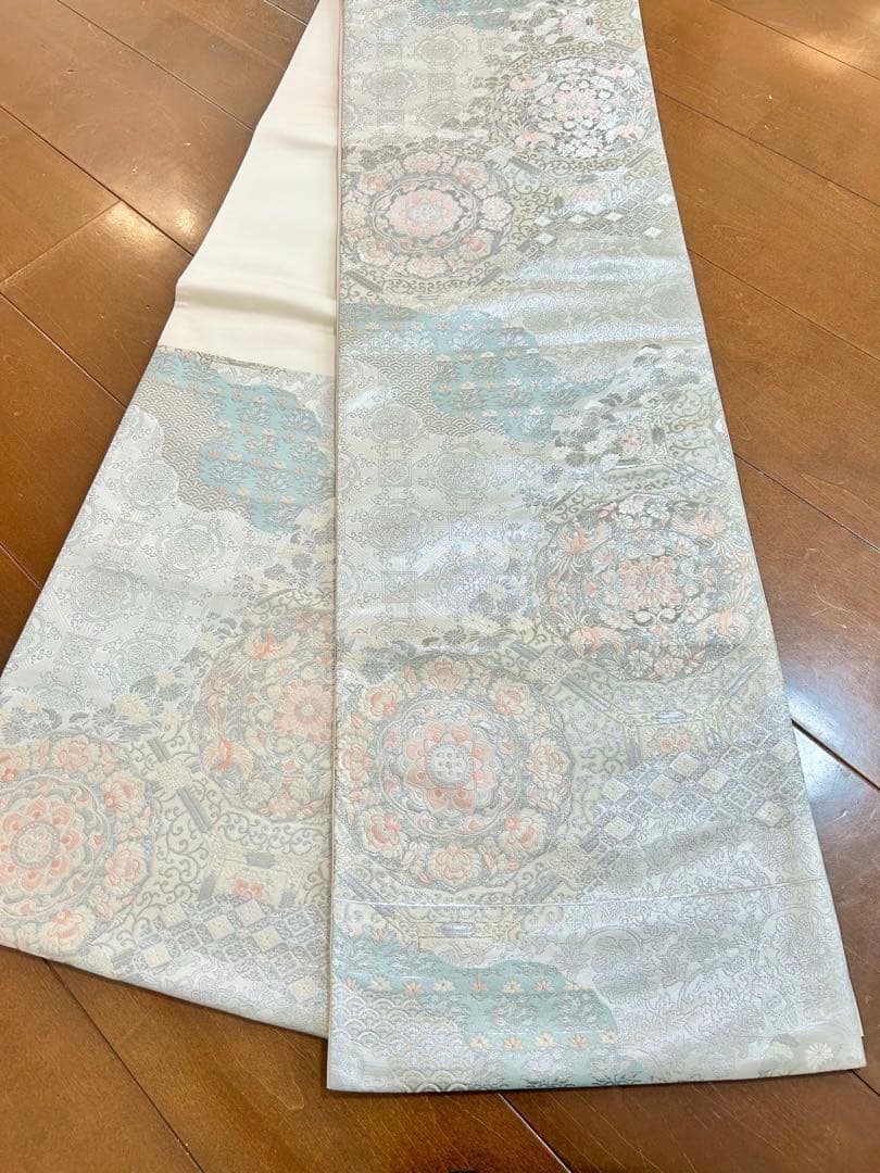 未使用　しつけ糸付き　豪華　総刺繍　正絹訪問着　フルセット4点　入学式　卒業式