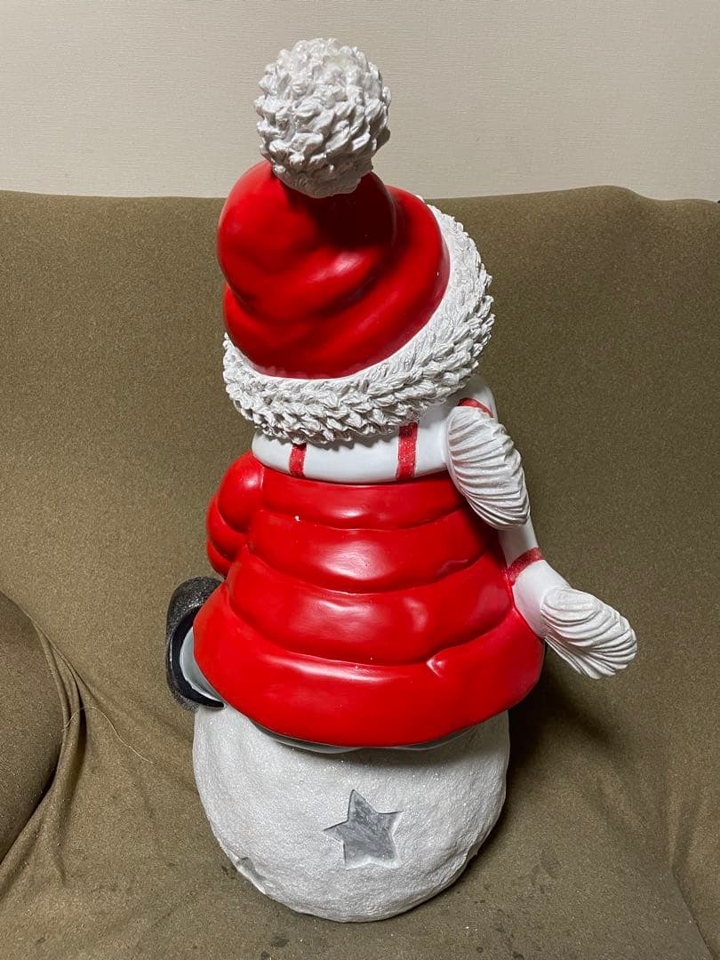 【コストコ】スノーマン　置物　雪だるま　インテリア　特大サイズ　bigサイズ